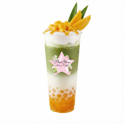 D2 - MATCHA MANGO LATTE WITH CRYSTAL BALL