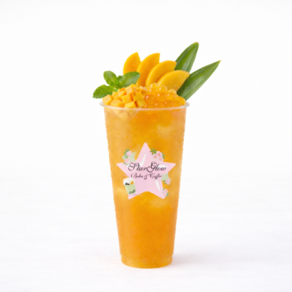 T5 Mango Peach Mango Boba