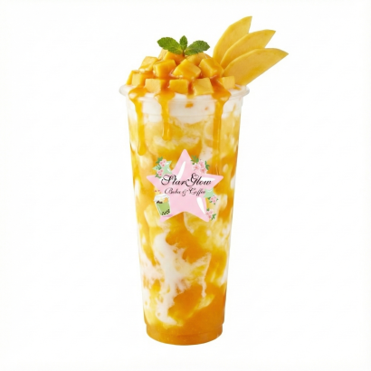 Mango Pineapple w/ Mango Boba