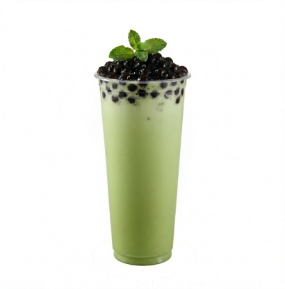 Pandan w/ Boba
