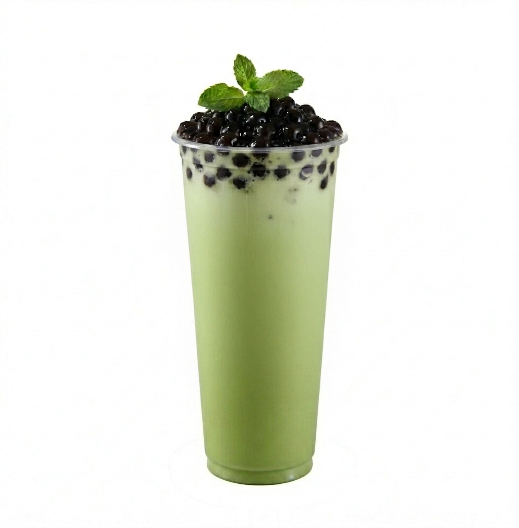 Pandan w/ Boba